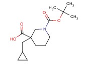 1-(TERT-BUTOXYCARBONYL)-3-(CYCLOPROPYLMETHYL)-3-PIPERIDINECARBOXYLIC ACID