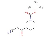 3-(2-CYANO-ACETYL)-PIPERIDINE-1-<span class='lighter'>CARBOXYLIC</span> ACID TERT-BUTYL <span class='lighter'>ESTER</span>