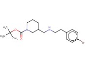 1-<span class='lighter'>哌啶</span>羧酸,3-[[[2-(4-溴苯基)乙基]<span class='lighter'>氨基</span>]甲基]-, 1,1-二甲基乙基酯