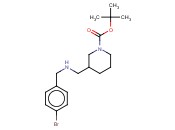 1-<span class='lighter'>哌啶</span>羧酸,3-[[[(4-溴苯基)甲基]<span class='lighter'>氨基</span>]甲基]-, 1,1-二甲基乙基酯