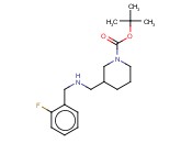 1-<span class='lighter'>哌啶</span>羧酸,3-[[[(2-氟苯基)甲基]<span class='lighter'>氨基</span>]甲基]-, 1,1-二甲基乙基酯