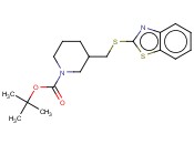3-(BENZOTHIAZOL-2-YLSULFANYLMETHYL)-PIPERIDINE-1-CARBOXYLIC ACID TERT-BUTYL ESTER