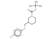 3-(5-CHLORO-PYRIMIDIN-2-YLSULFANYLMETHYL)-PIPERIDINE-1-CARBOXYLIC ACID TERT-BUTYL ESTER
