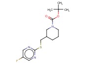3-(5-FLUORO-PYRIMIDIN-2-YLSULFANYLMETHYL)-PIPERIDINE-1-CARBOXYLIC ACID TERT-BUTYL ESTER