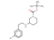 1-<span class='lighter'>哌啶</span>羧酸,3-[[2-(3-溴苯基)乙基]<span class='lighter'>氨基</span>]-, 1,1-二甲基乙基酯