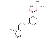 1-<span class='lighter'>哌啶</span>羧酸,3-[[2-(2-溴苯基)乙基]<span class='lighter'>氨基</span>]-, 1,1-二甲基乙基酯