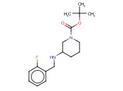 1-<span class='lighter'>哌啶</span>羧酸,3-[[(2-氟苯基)甲基]<span class='lighter'>氨基</span>]-, 1,1-二甲基乙基酯