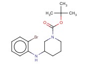 1-<span class='lighter'>哌啶</span>羧酸,3-[(2-溴苯基)<span class='lighter'>氨基</span>]-, 1,1-二甲基乙基酯