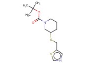 3-(THIAZOL-5-YLMETHYLSULFANYL)-PIPERIDINE-1-CARBOXYLIC ACID TERT-BUTYL ESTER