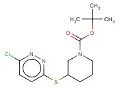3-(6-CHLORO-PYRIDAZIN-3-YLSULFANYL)-PIPERIDINE-1-CARBOXYLIC ACID TERT-BUTYL ESTER