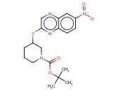3-(6-NITRO-QUINOXALIN-2-YLSULFANYL)-PIPERIDINE-1-CARBOXYLIC ACID TERT-BUTYL ESTER
