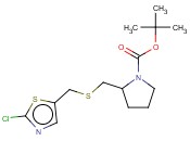 2-(2-CHLORO-THIAZOL-5-YLMETHYLSULFANYLMETHYL)-PYRROLIDINE-1-CARBOXYLIC ACID TERT-BUTYL ESTER