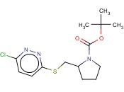 2-(6-CHLORO-PYRIDAZIN-3-YLSULFANYLMETHYL)-PYRROLIDINE-1-CARBOXYLIC ACID TERT-BUTYL ESTER