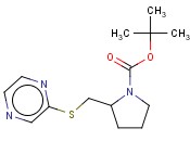 2-(PYRAZIN-2-YLSULFANYLMETHYL)-PYRROLIDINE-1-CARBOXYLIC ACID TERT-BUTYL ESTER