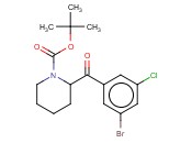 TERT-BUTYL 2-(3-BROMO-5-CHLOROBENZOYL)PIPERIDINE-1-CARBOXYLATE