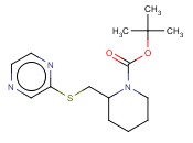 2-(PYRAZIN-2-YLSULFANYLMETHYL)-PIPERIDINE-1-CARBOXYLIC ACID TERT-BUTYL ESTER