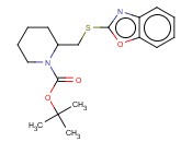 2-(BENZOOXAZOL-2-YLSULFANYLMETHYL)-PIPERIDINE-1-CARBOXYLIC ACID TERT-BUTYL ESTER