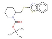 2-(BENZOTHIAZOL-2-YLSULFANYLMETHYL)-PIPERIDINE-1-CARBOXYLIC ACID TERT-BUTYL ESTER
