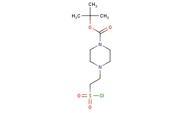 4-(2-CHLOROSULFONYL-ETHYL)-PIPERAZINE-1-CARBOXYLIC ACID TERT-BUTYL ESTER