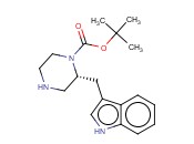 (R)-2-(1H-INDOL-3-YLMETHYL)-PIPERAZINE-1-CARBOXYLIC ACID TERT-BUTYL ESTER