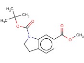 1H-INDOLE-1,6-DICARBOXYLIC ACID,2,3-DIHYDRO-,1-(1,1-DIMETHYLETHYL)-6-METHYL ESTER