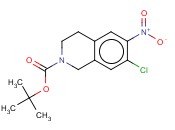 TERT-BUTYL 7-CHLORO-6-NITRO-3,4-DIHYDRO-1H-ISOQUINOLINE-2-CARBOXYLATE
