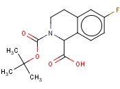 2-(TERT-BUTOXYCARBONYL)-6-<span class='lighter'>FLUORO-1,2,3,4-TETRAHYDROISOQUINOLINE-1-CARBOXYLIC</span> ACID