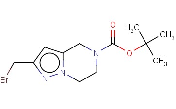 TERT-BUTYL 2-(BROMOMETHYL)-6,7-DIHYDROPYRAZOLO[1,5-A]PYRAZINE-5(4H)-CARBOXYLATE