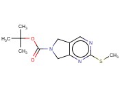 TERT-BUTYL 2-(METHYLTHIO)-5H-PYRROLO[3,4-D]PYRIMIDINE-6(7H)-CARBOXYLATE