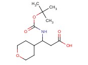 3-TERT-BUTOXYCARBONYL<span class='lighter'>AMINO</span>-3-(TETRAHYDRO-PYRAN-4-YL)-PROPIONIC ACID