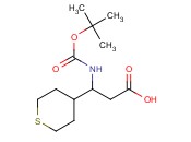 3-[(TERT-BUTOXYCARBONYL)<span class='lighter'>AMINO</span>]-3-(TETRAHYDRO-2H-THIOPYRAN-4-YL)PROPANOIC ACID