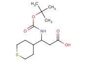 3-[(TERT-BUTOXYCARBONYL)<span class='lighter'>AMINO</span>]-3-(TETRAHYDRO-2H-THIOPYRAN-4-YL)<span class='lighter'>PROPANOIC</span> ACID