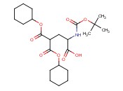 N-BOC-G,G'-DICYCLOHEXYL-D,L-<span class='lighter'>CARBOXYGLUTAMIC</span> ACID
