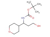 <span class='lighter'>TERT-BUTYL</span> [3-HYDROXY-1-(TETRAHYDRO-2H-PYRAN-4-<span class='lighter'>YL</span>)PROPYL]<span class='lighter'>CARBAMATE</span>