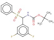 TERT-BUTYL ((3,5-DIFLUOROPHENYL)(PHENYLSULFONYL)METHYL)CARBAMATE