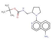 TERT-BUTYL N-([(2S)-1-(5-AMINOISOQUINOLIN-1-YL)PYRROLIDIN-2-YL]METHYL)CARBAMATE