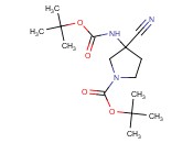 TERT-BUTYL 3-(TERT-BUTOXYCARBONYLAMINO)-3-CYANOPYRROLIDINE-1-CARBOXYLATE