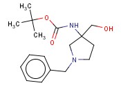 1-苄基-3-羟<span class='lighter'>甲基</span>-3-叔丁氧羰基氨基<span class='lighter'>吡咯烷</span>