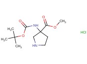 METHYL 3-(TERT-BUTOXYCARBONYLAMINO)PYRROLIDINE-3-CARBOXYLATE HYDROCHLORIDE