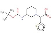 1-<span class='lighter'>哌啶</span>乙酸,3-[[(1,1-二甲基乙氧基)羰基]<span class='lighter'>氨基</span>]-a-2-噻嗯基-