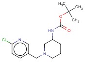 N-[1-[(6-氯-3-<span class='lighter'>吡啶基</span>)<span class='lighter'>甲基</span>]-3-哌啶<span class='lighter'>基</span>]氨基甲酸叔丁酯