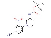CARBAMIC ACID, N-[1-(4-CYANO-2-NITROPHENYL)-3-PIPERIDINYL]-, 1,1-DIMETHYLETHYL ESTER