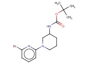 N-[1-(6-<span class='lighter'>溴</span>-2-<span class='lighter'>吡啶基</span>)-3-哌啶<span class='lighter'>基</span>]氨基甲酸叔丁酯