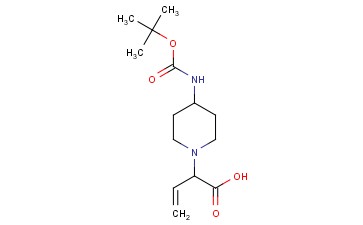 2-(4-Boc-<span class='lighter'>氨基</span>哌啶-1-基)-3-丁烯<span class='lighter'>酸</span>