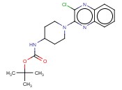 N-[1-(3-氯-2-喹喔啉基)-4-<span class='lighter'>哌啶</span>基]<span class='lighter'>氨基</span>甲酸叔丁酯
