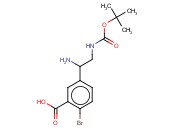 5-(1-AMINO-2-[(TERT-BUTOXY)CARBONYLAMINO]ETHYL)-<span class='lighter'>2-BROMOBENZOIC</span> ACID