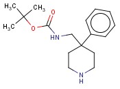 4-(N-BOC-AMINOMETHYL)-<span class='lighter'>4-PHENYLPIPERIDINE</span>