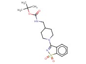 [1-(1,1-DIOXO-1H-1LAMBDA*6*-BENZO[D]ISOTHIAZOL-3-YL)-PIPERIDIN-4-YLMETHYL]-CARBAMIC ACID TERT-BUTYL ESTER