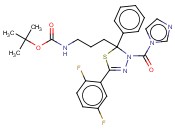 TERT-BUTYL (3-(5-(2,5-DIFLUOROPHENYL)-3-(1H-IMIDAZOLE-1-CARBONYL)-2-PHENYL-2,3-DIHYDRO-1,3,4-THIADIAZOL-2-YL)PROPYL)CARBAMATE