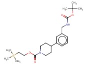 2-(TRIMETHYLSILYL)ETHYL 4-(3-((TERT-BUTOXYCARBONYLAMINO)METHYL)PHENYL)PIPERIDINE-1-CARBOXYLATE